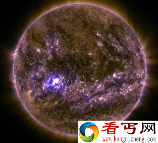 组图2015年太阳爆发 第一个超级耀斑