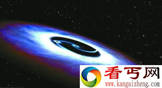 NASA发现双重黑洞相互公转 距离地球6亿光年
