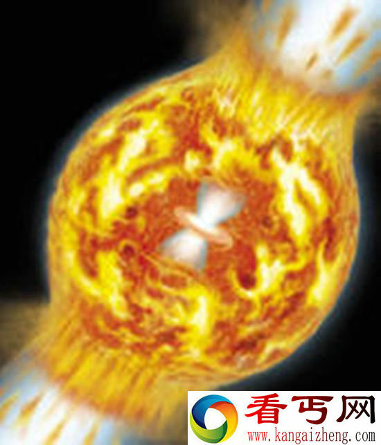 超超新星 内部形成黑洞导致毁灭