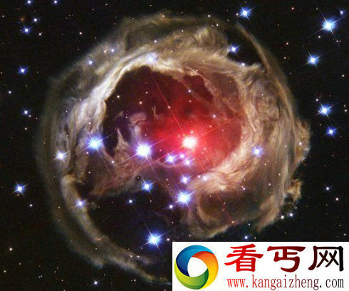 哈勃望远镜拍摄银河系最亮恒星 绝美似红宝石