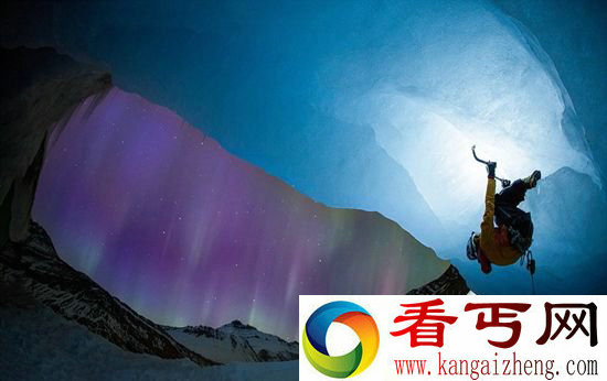 加拿大冰川夜景 美如梦幻