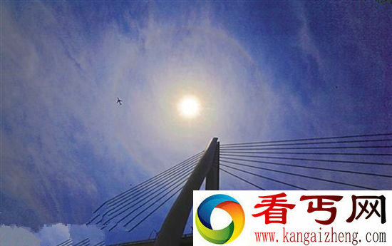 多地现日晕奇观 这么美而罕见的画面你见过吗?