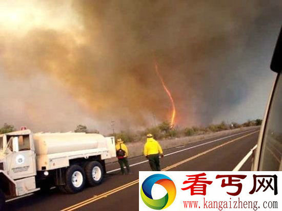各地神奇的火旋风奇观!核心温度达千度
