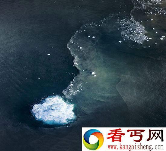航拍格陵兰岛美丽景色 冰雪融化震撼世人