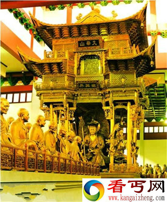 中国国宝“灵隐铜殿” 四佛像在日展览时被盗