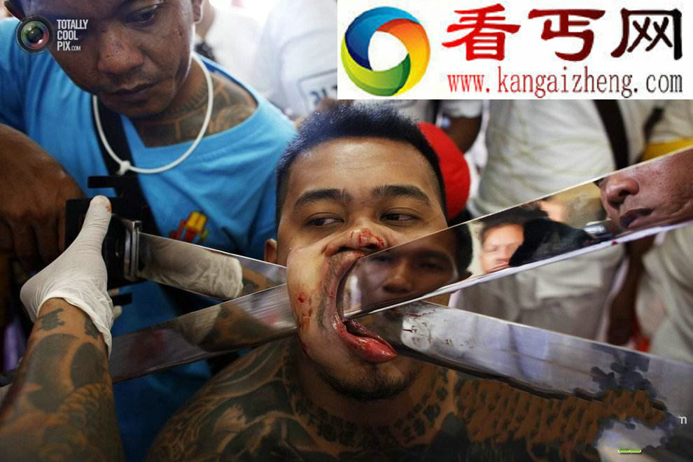 人体穿刺，重口味的大尺度的人体艺术（组图）