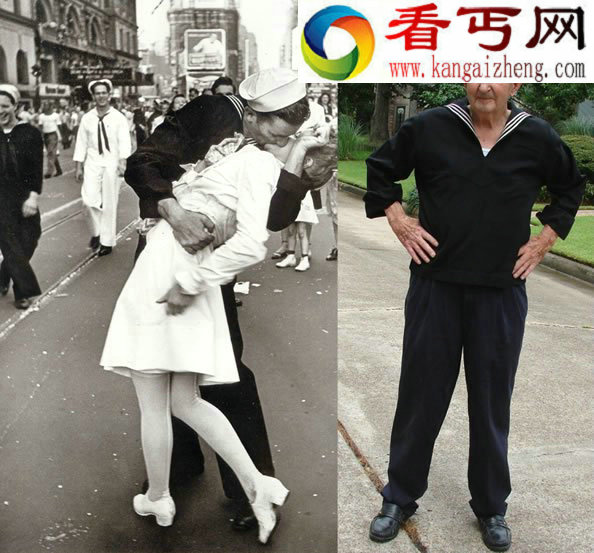 二战胜利经典照片“胜利之吻”男主角去世