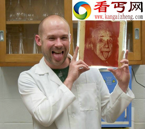 奇!摄影师用细菌打印照片[图] 