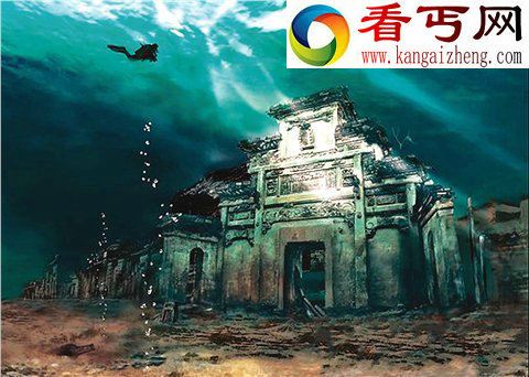 千岛湖水下古城,水下千年古城面纱（组图）
