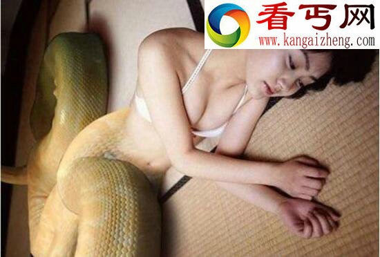 真实的日本美人蛇图片，人头蛇身美人蛇的真实面貌