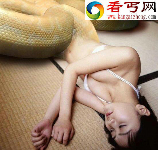真实的日本美人蛇图片，人头蛇身美人蛇的真实面貌