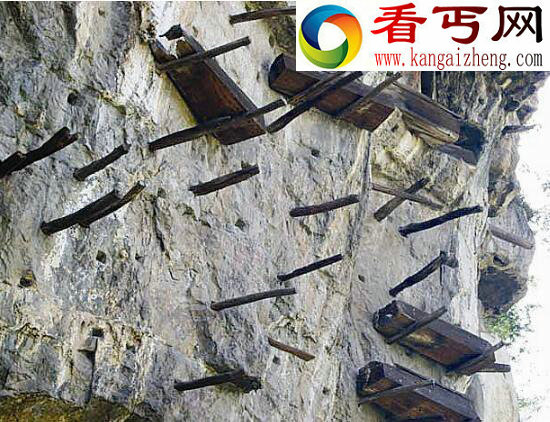 神秘莫测的悬棺葬之谜，悬棺竟是谁先掉下来谁吉利