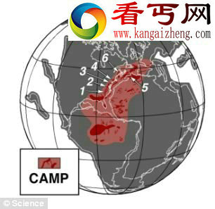2亿年前火山吞噬地球一半生命/图 