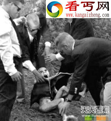 曝光55年前美国活捉外星人照片