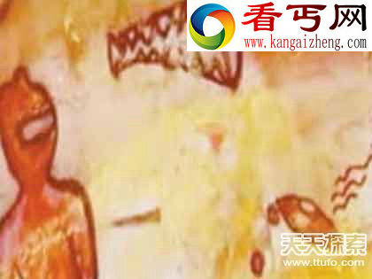 史前壁画证实外星人存在