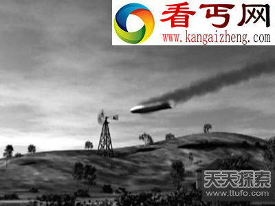 万年前外星飞船坠毁在中国西部
