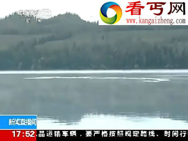 喀纳斯湖又拍到疑似水怪