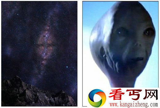 16岁少年拍摄到奇妙夜空 酷似“外星人面容”