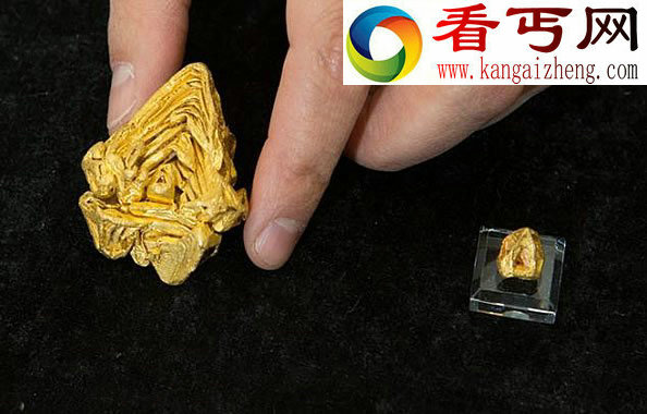 217.78克 世界上最大单晶金块