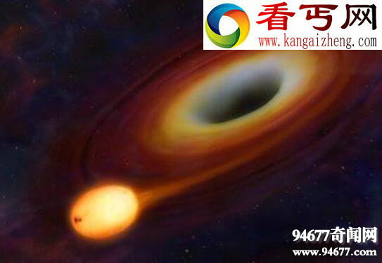 黑洞吞噬恒星全过程，竟瞬间撕毁一个星球