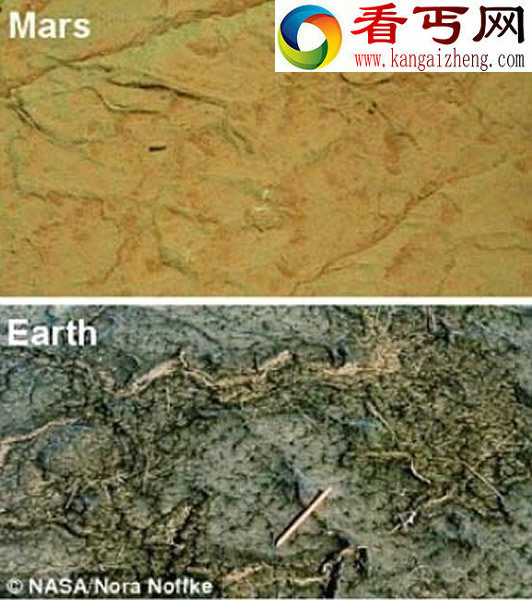 火星吉莱斯皮湖发现沉积结构与地球上的微生物构造惊人相似