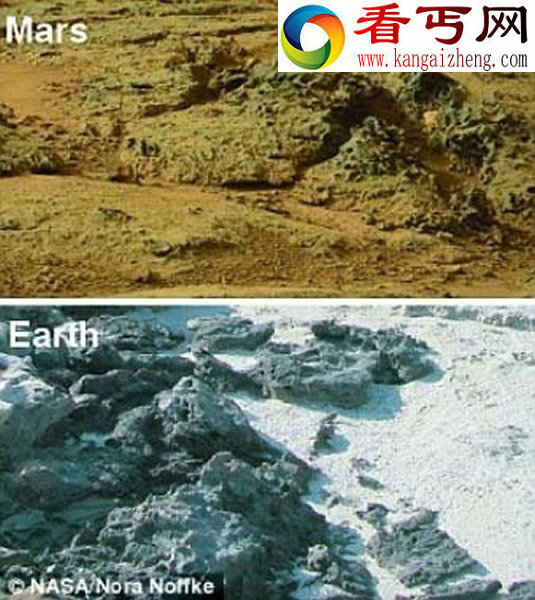 火星吉莱斯皮湖发现沉积结构与地球上的微生物构造惊人相似