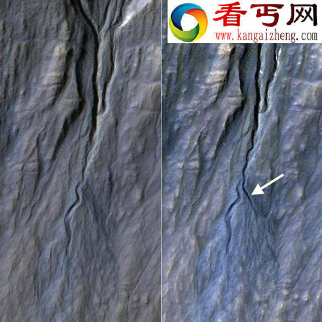 火星表面的一些沟渠与液态水关系不大