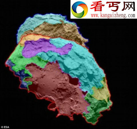  欧洲科学家绘制彗星地形为着陆做准备