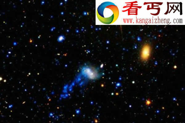 哈勃空间望远镜捕捉到外形独特的“水母星系