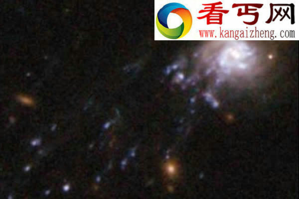 哈勃空间望远镜捕捉到外形独特的“水母星系