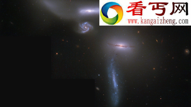 宇宙四星系上演“引力大战”