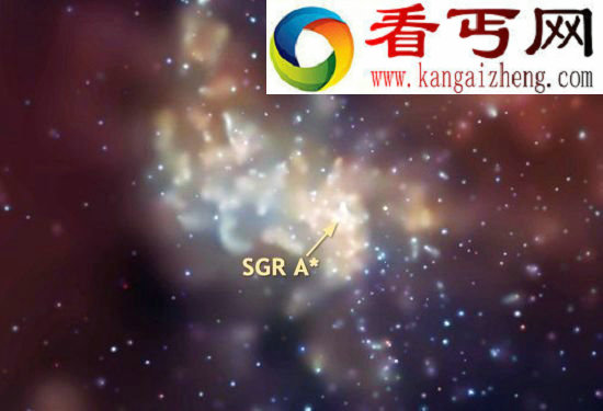 美国宇航局钱德拉X射线空间望远镜拍摄的人马A中心区域影像 德国科学家称虫洞可打开或实现星际旅行(图)