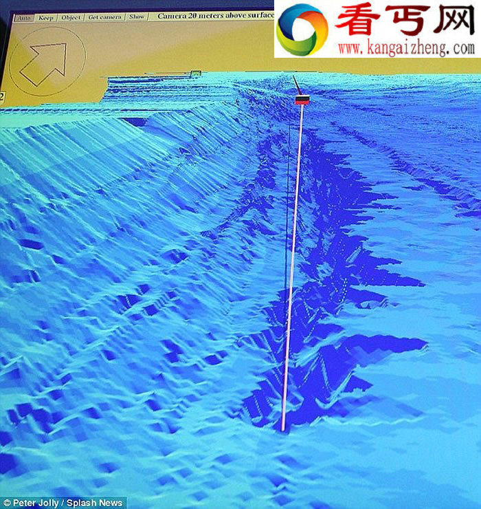尼斯湖水怪搜寻者在尼斯湖湖底发现水怪模型