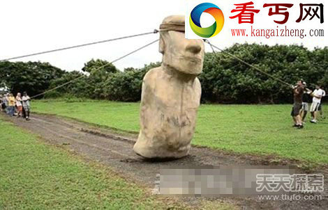 石头竟能垂直行走？揭复活岛石像运输之谜