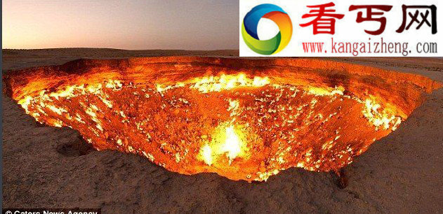 熊熊燃烧40多年的地狱之门