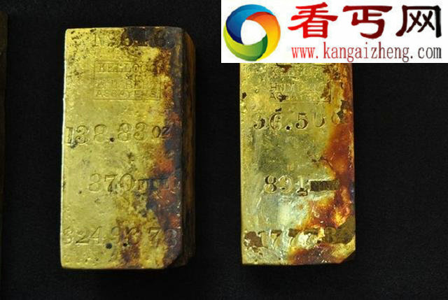海洋勘探公司发现上万斤黄金海底沉船