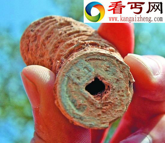 泉州安溪挖出55斤唐代铅钱 系发现