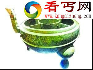汉代“鸳鸯火锅”分格鼎 (江苏盱眙江都王刘非墓出土) 咸阳古墓发现陪葬中有2400年前的火锅