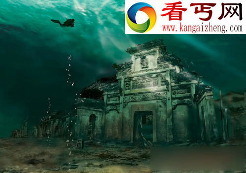 千岛湖水下的汉唐古城