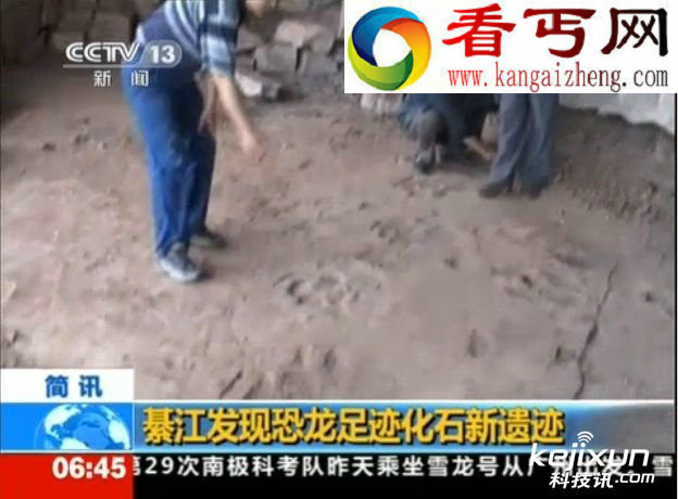 重庆綦江发现恐龙足迹化石新遗迹