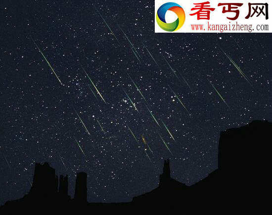 史上超全狮子座流星雨图片，唯美星空令人无限遐想