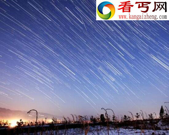 史上超全狮子座流星雨图片，唯美星空令人无限遐想