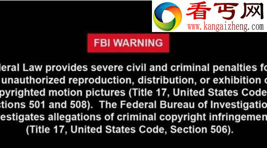A片片头出现fbi warngfbi是什么意思，无码片源