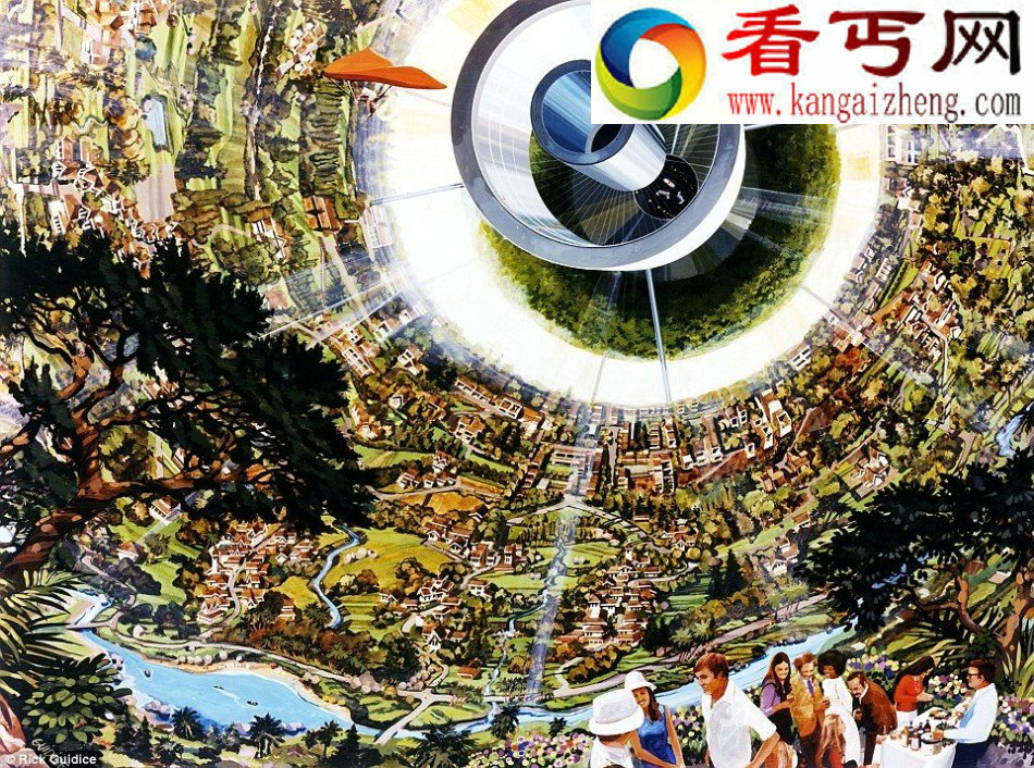 2100年太空殖民地啥样?能容纳数十万人