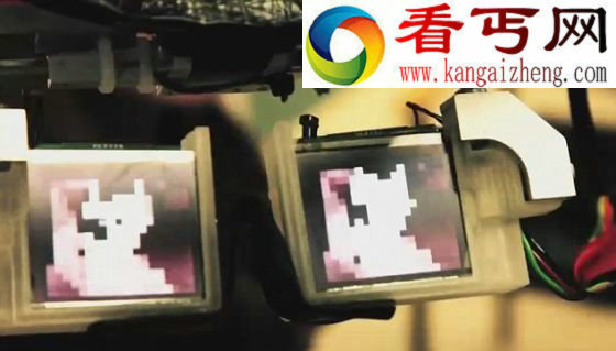 盲人带上新型智能眼镜可看到前方物体