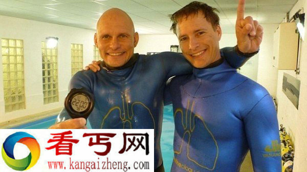 在水下憋气22分钟的世界纪录保持者